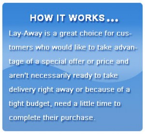 Layaway Program